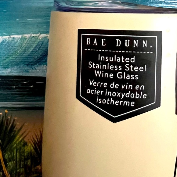 RAE DUNN Insulated Stainless Steel Wine Glass - Picture 5 of 5